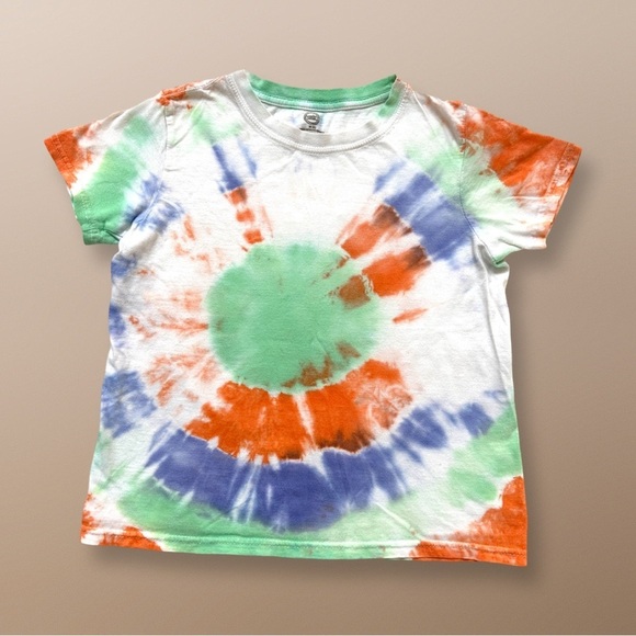 ⭐️ 5 for $25 Handcrafted Tie Dye Wonder Nation Kids’ T-Shirt Size M (8) - Picture 1 of 5